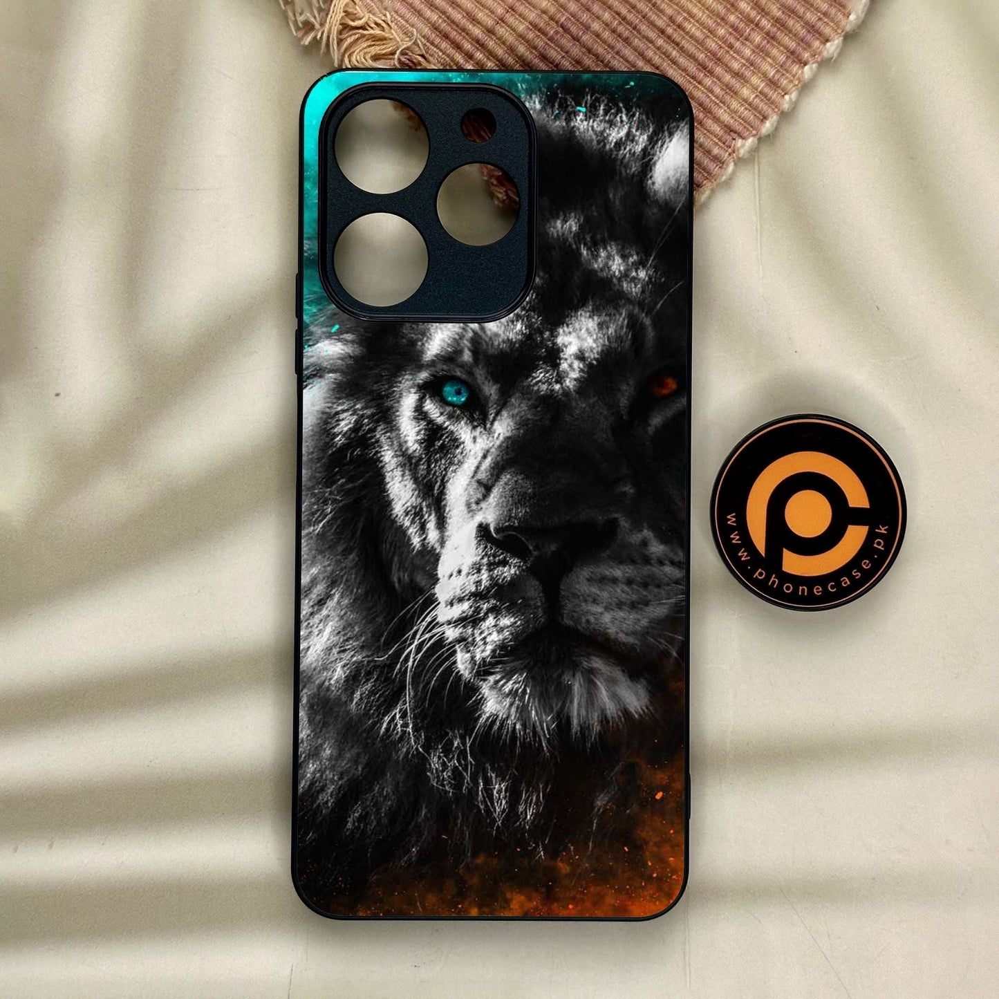 Realme Note 70 - Tiger Design 3 - Premium Metal Printed Soft Bumper Shock Proof Case