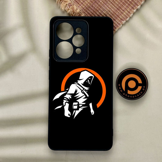 Realme 15 - Minimalistic Design 7 - Premium Metal Printed Soft Bumper Shock Proof Case