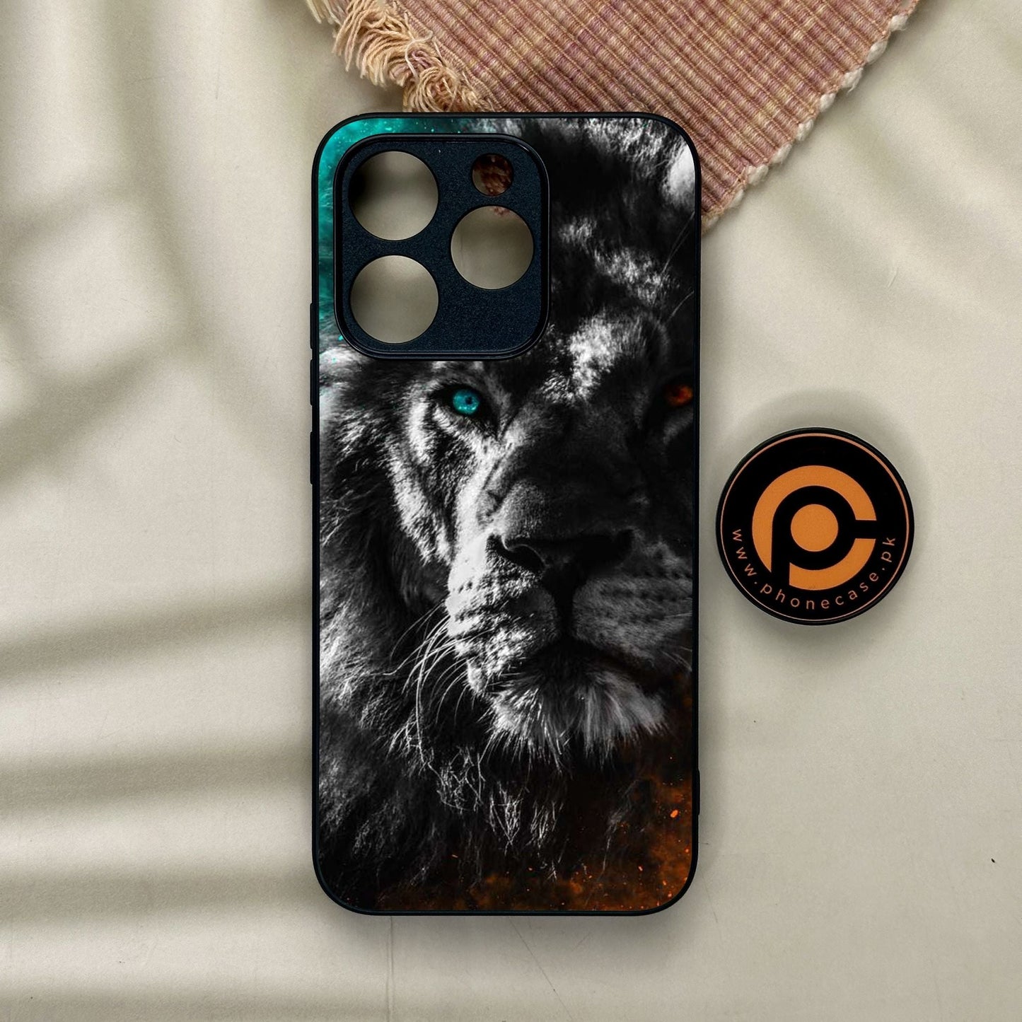 Realme 15T - Tiger Design 3 - Premium Metal Printed Soft Bumper Shock Proof Case