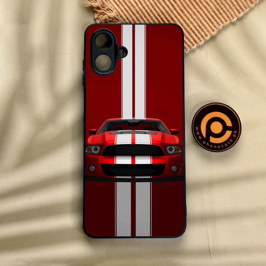 Samsung Galaxy A07 - Muscle Racing Car - Premium Metal Printed Soft Bumper Shock Proof Case