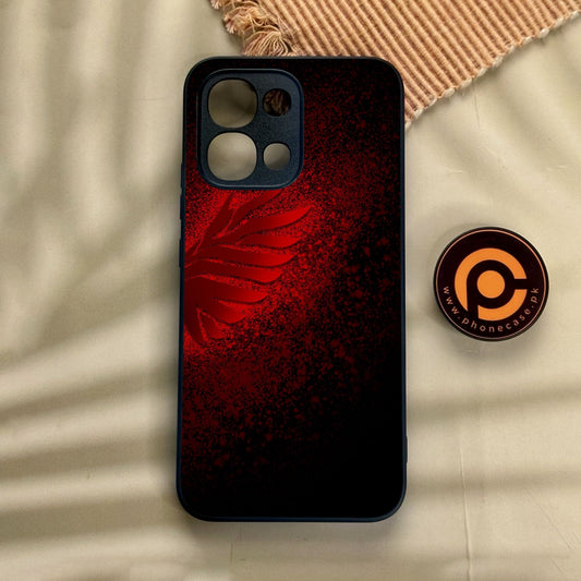 Oppo A6 Pro - Angel 2.0 Design 2 - Premium Metal Printed Soft Bumper Shock Proof Case