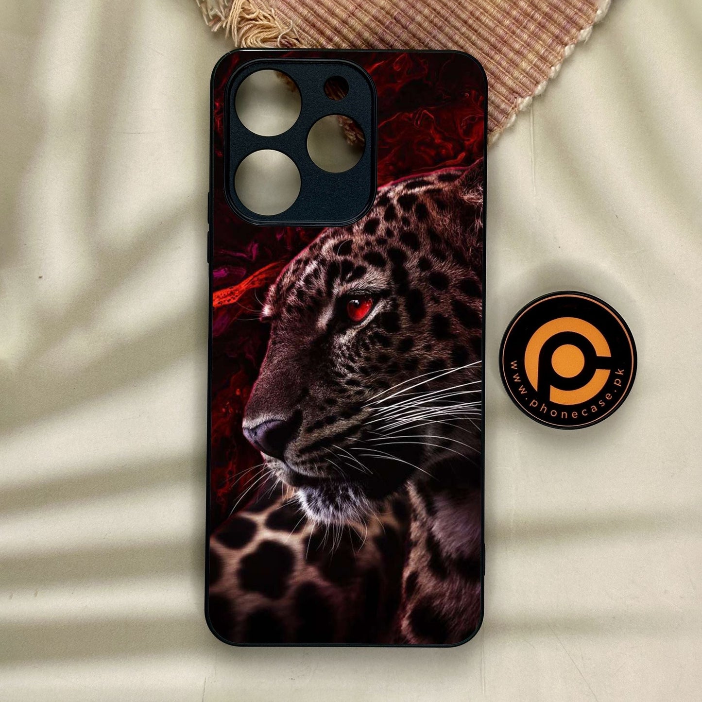 Realme Note 70 - Tiger Design 5 - Premium Metal Printed Soft Bumper Shock Proof Case