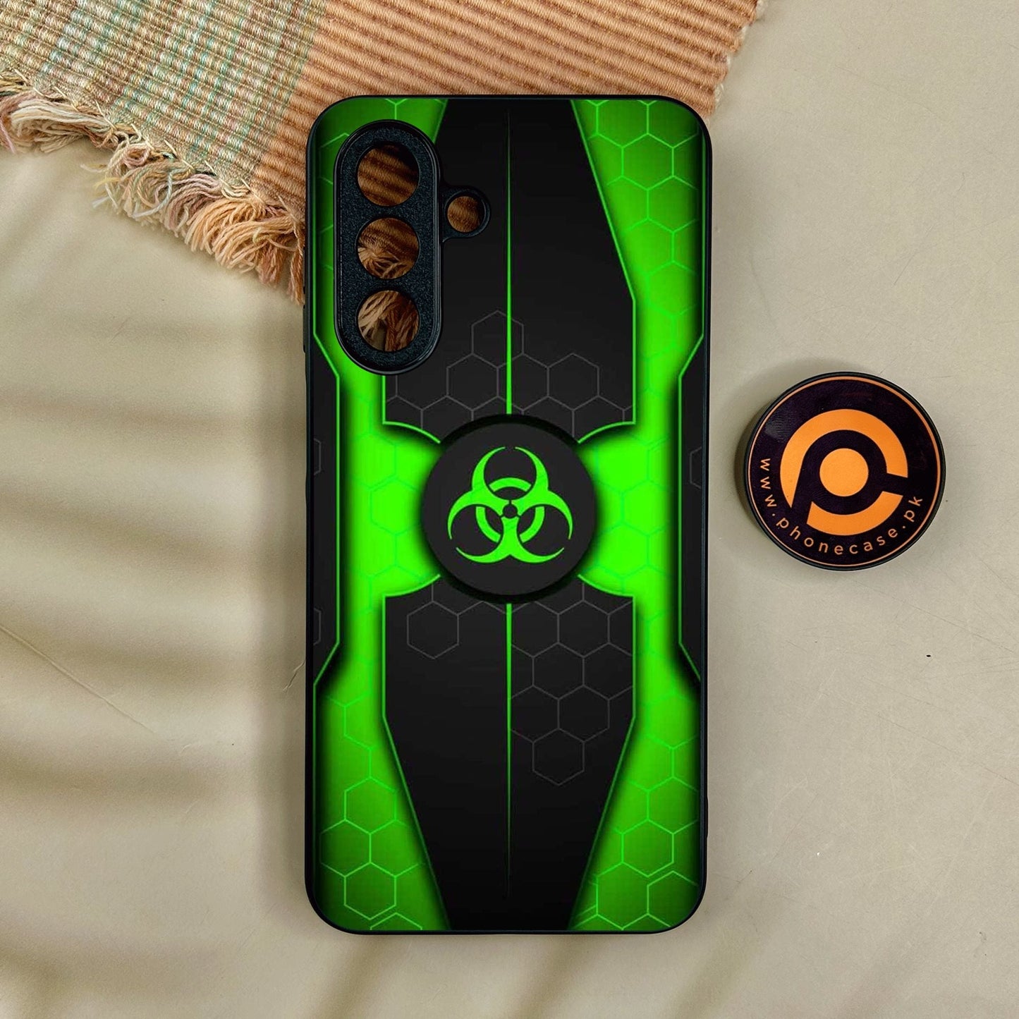 Samsung Galaxy A17 - Biohazard Design 3 - Premium Metal Printed Soft Bumper Shock Proof Case