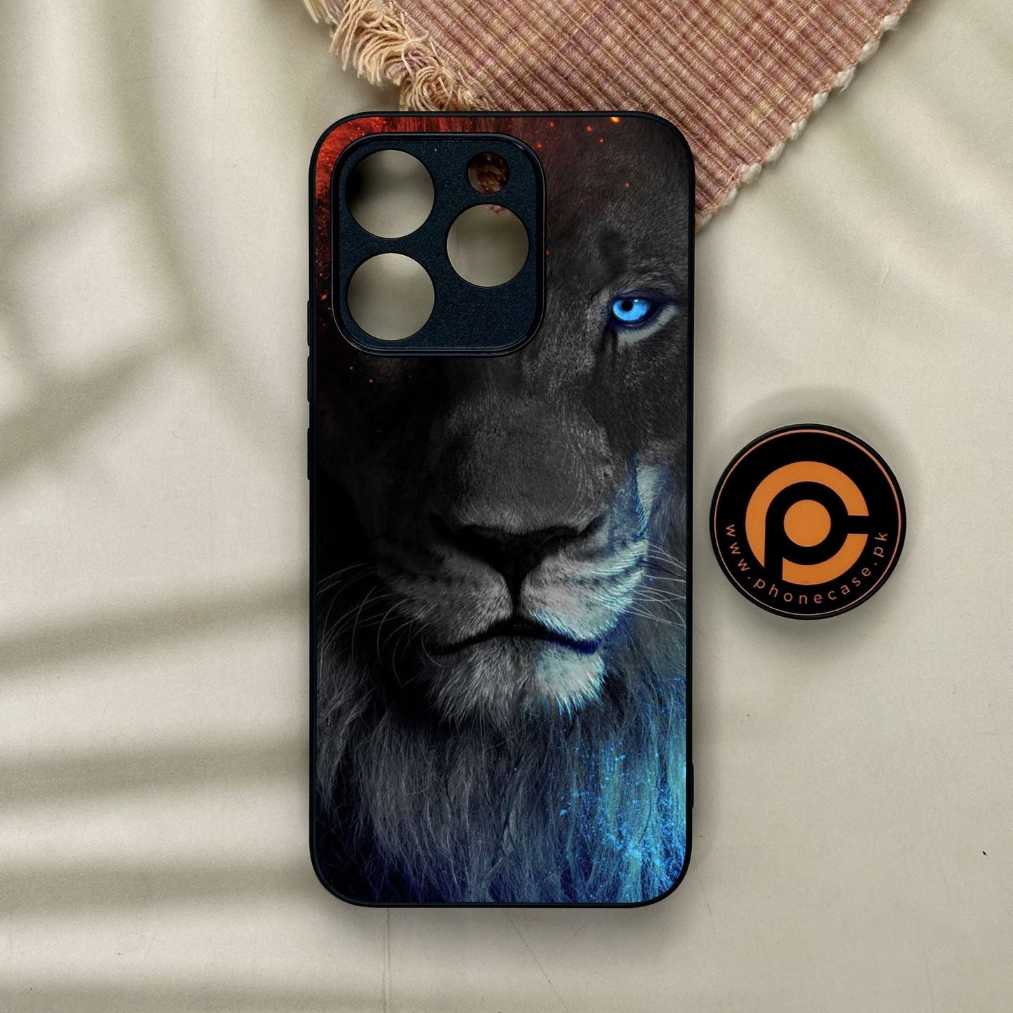Realme 15T - Tiger Design 4 - Premium Metal Printed Soft Bumper Shock Proof Case