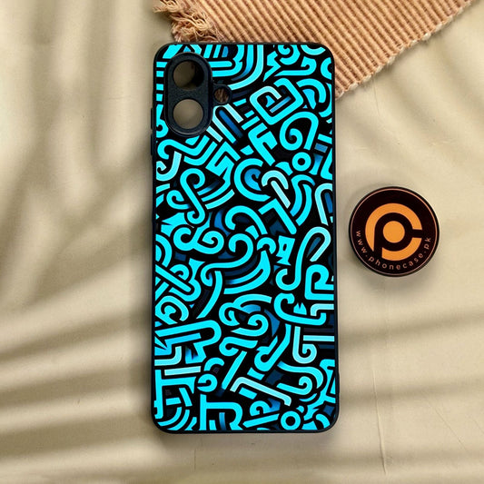 Samsung Galaxy A07 - Doodle Design - Premium Metal Printed Soft Bumper Shock Proof Case