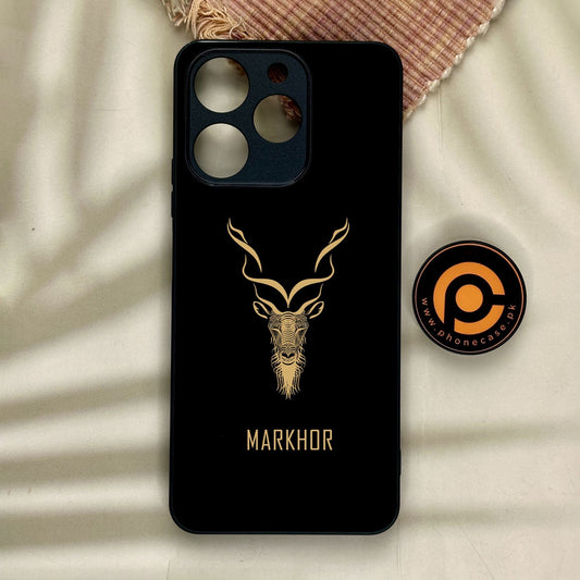 Realme Note 70 - Markhor Design 3 - Premium Metal Printed Soft Bumper Shock Proof Case