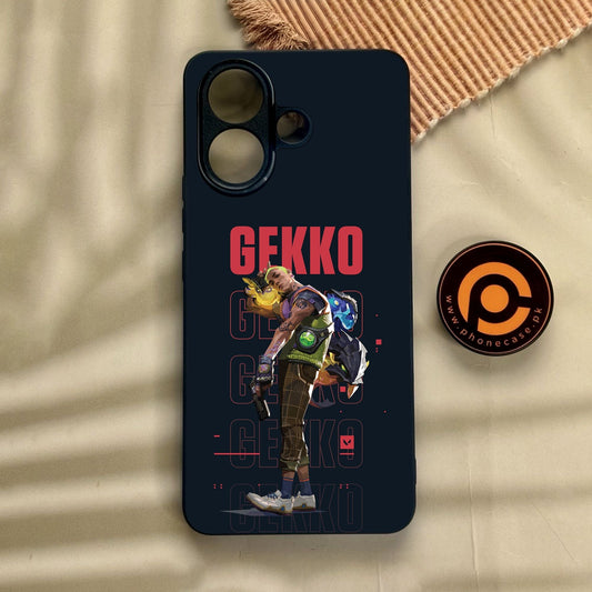 Vivo V60 Lite  - Battle-Ready Design 8 - Premium Metal Printed Soft Bumper Shock Proof Case