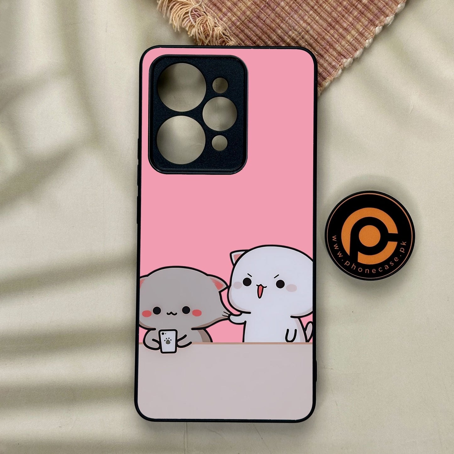 Realme 15 - Cute Bubu Dudu Design 2 - Premium Metal Printed Soft Bumper Shock Proof Case