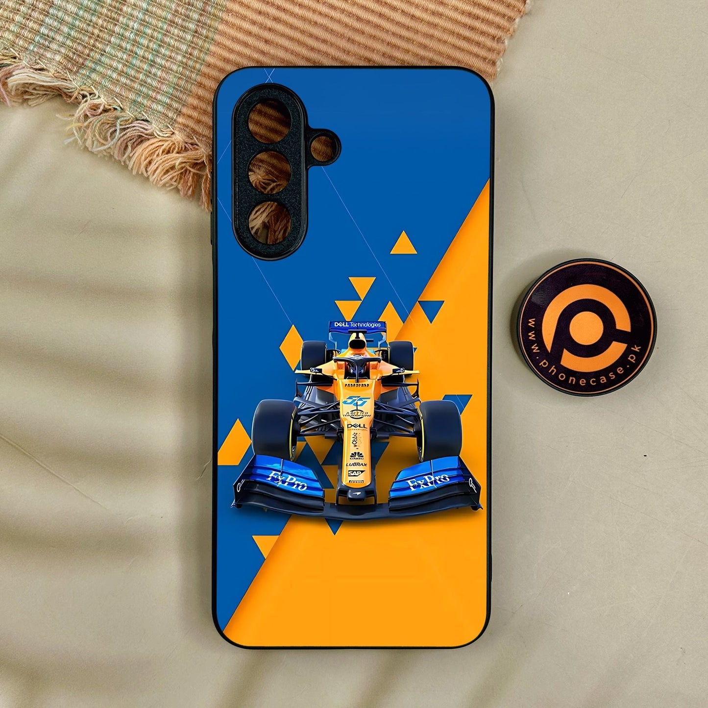 Samsung Galaxy A17 - Formula 1 Design 7 - Premium Metal Printed Soft Bumper Shock Proof Case