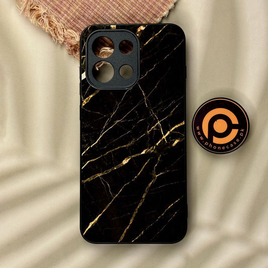 OnePlus 13T - Black Marble Design 7 - Premium Metal Printed Soft Bumper Shock Proof Case