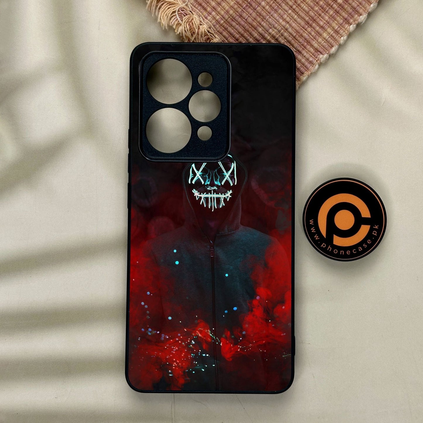 Realme 15 - Anonymous 2.0 Design 3 - Premium Metal Printed Soft Bumper Shock Proof Case