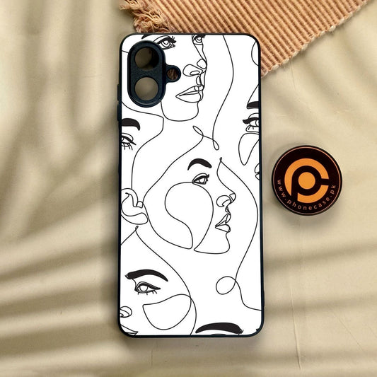 Samsung Galaxy A07 - Girls Design 7 - Premium Metal Printed Soft Bumper Shock Proof Case