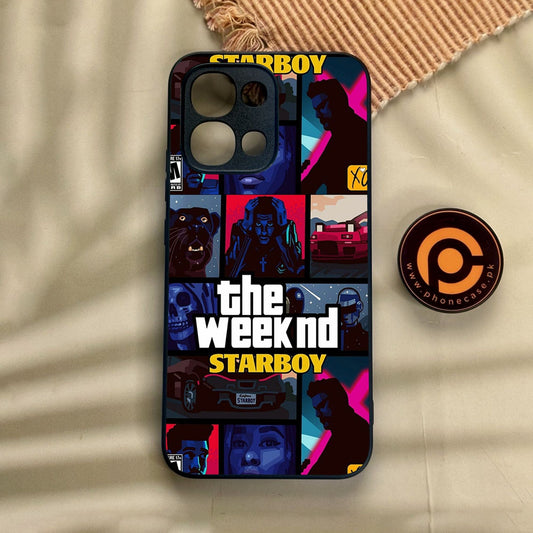 Oppo A6 Pro - The Weeknd Star Boy - Premium Metal Printed Soft Bumper Shock Proof Case