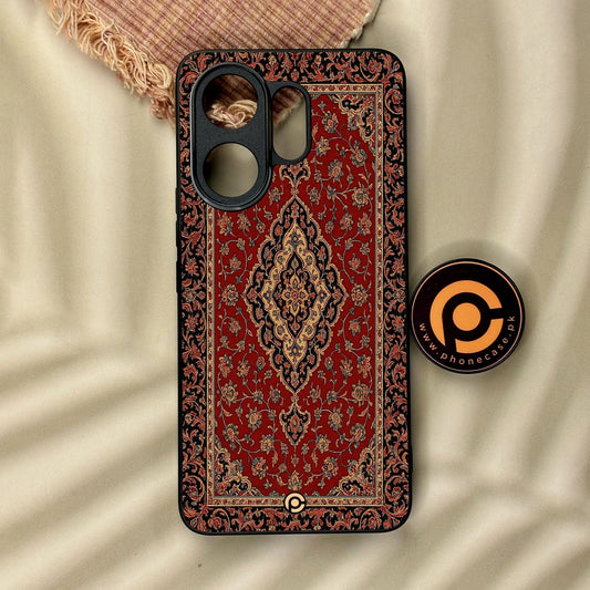 Vivo V60 - Persian Rug Design 1 - Premium Metal Printed Soft Bumper Shock Proof Case