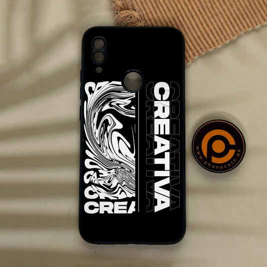 Redmi Note 7 - Creative - Premium Metal Printed Soft Bumper Shock Proof Case