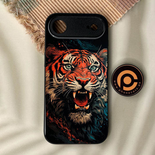 iPhone Air - Tiger 2.0 Design 3 - Premium Metal Printed Soft Bumper Shock Proof Case