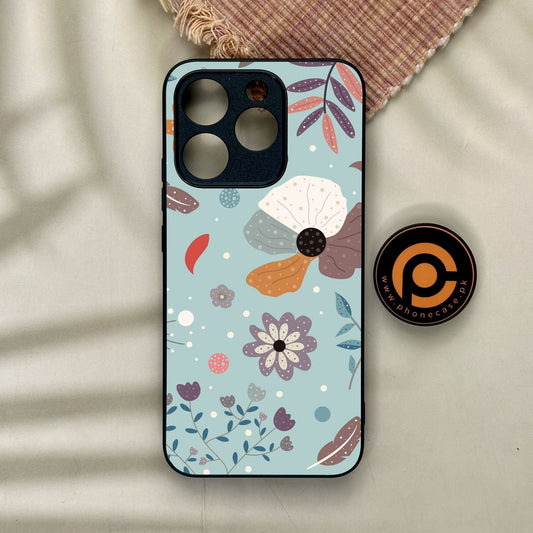 Realme 15T - Floral Series Design 5 - Premium Metal Printed Soft Bumper Shock Proof Case