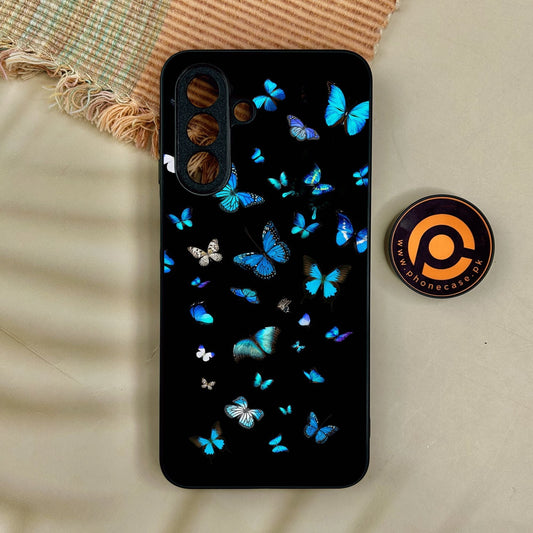 Samsung Galaxy A17 - Butterflies Design 4 - Premium Metal Printed Soft Bumper Shock Proof Case