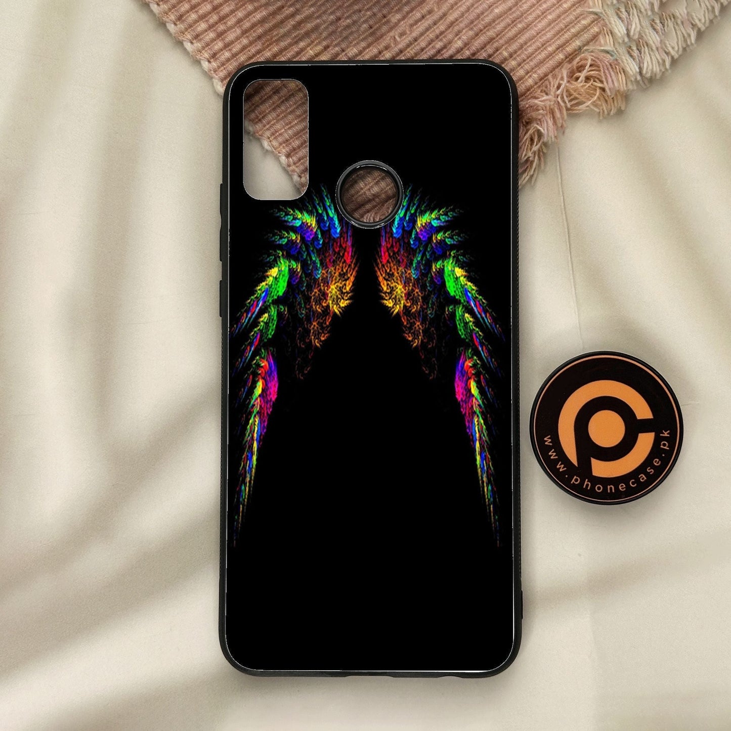 Honor 9X Lite - Angel Wings Design 10 - Premium Metal Printed Soft Bumper Shock Proof Case