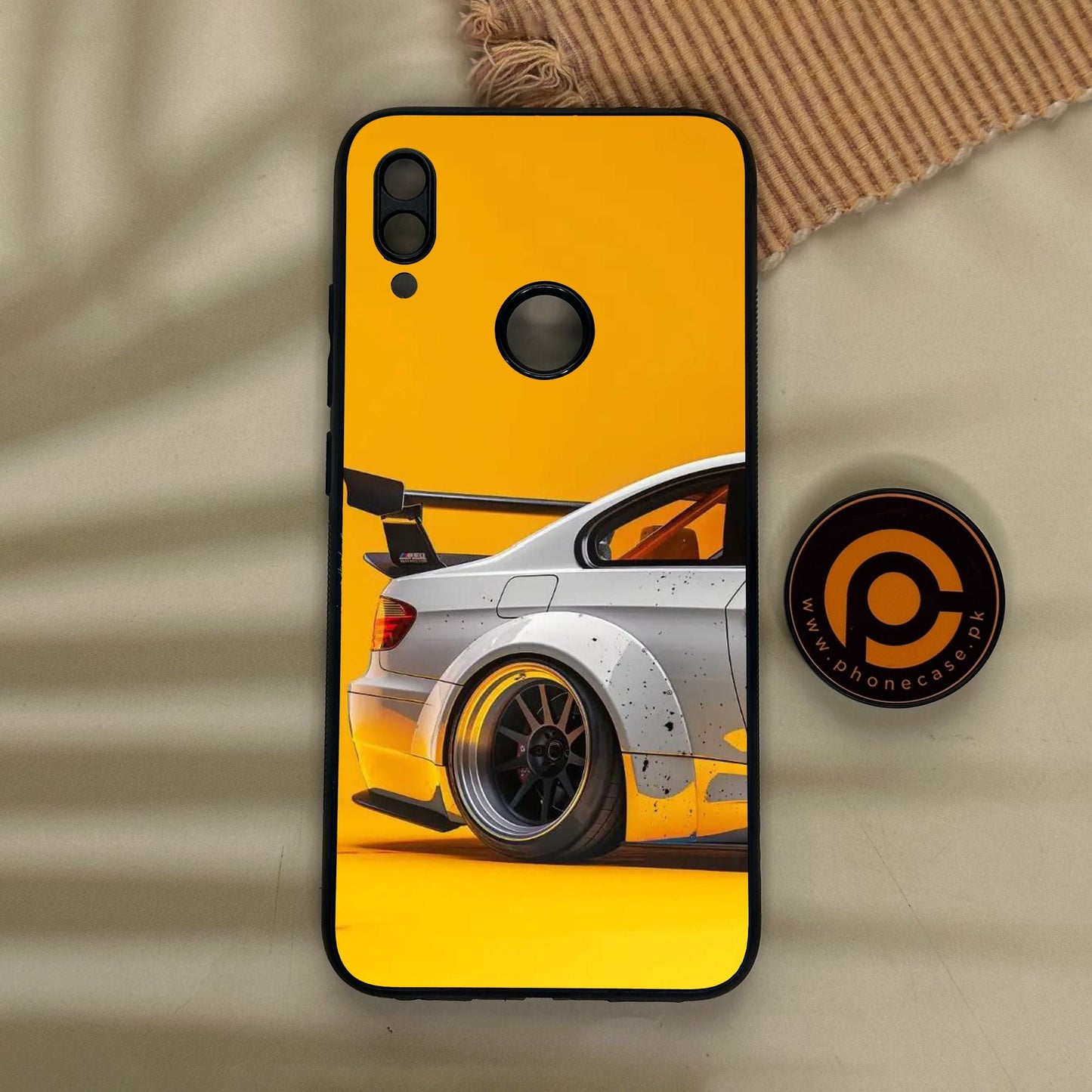 Redmi Note 7 - M3 Gt2 Racing Car - Premium Metal Printed Soft Bumper Shock Proof Case