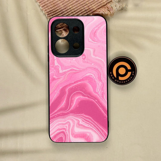 Xiaomi Redmi 15C - Pink Design 3 - Premium Metal Printed Soft Bumper Shock Proof Case