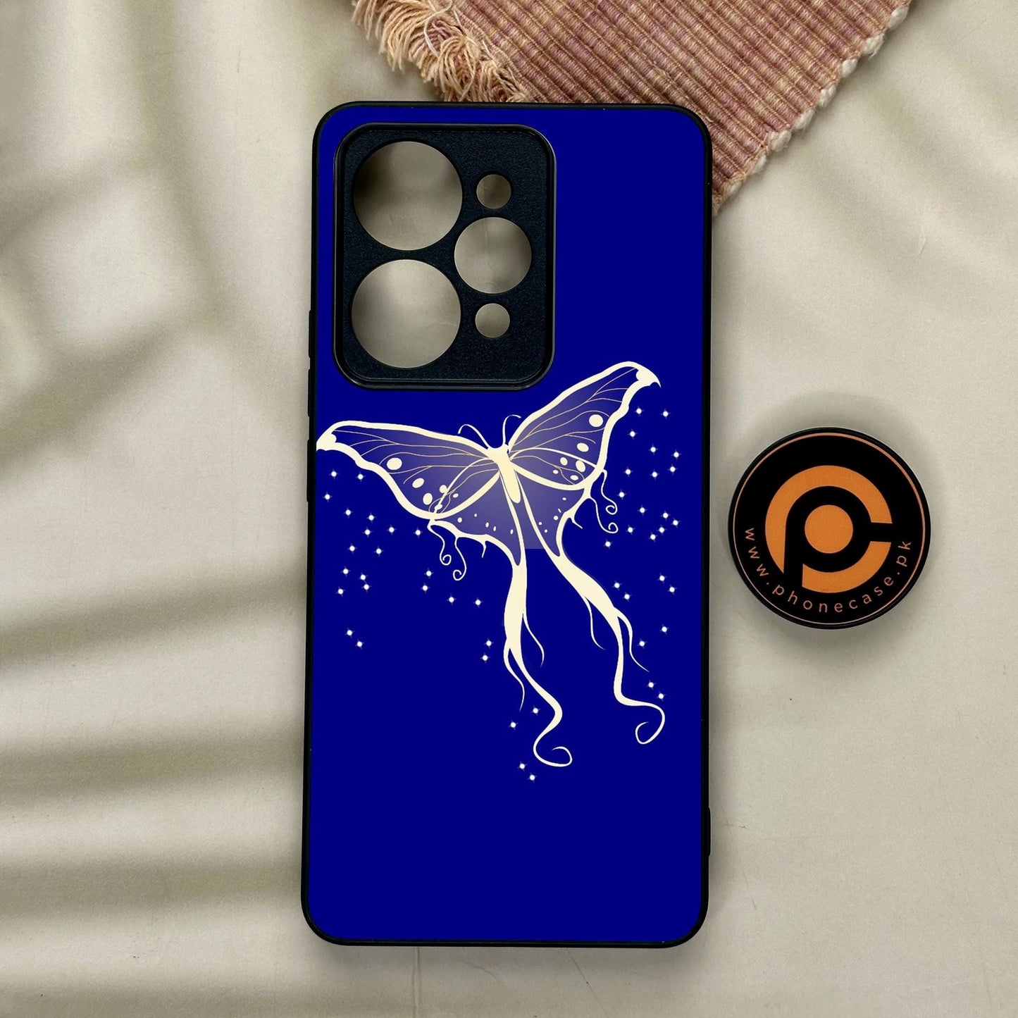 Realme 15 - Butterflies Design 1 - Premium Metal Printed Soft Bumper Shock Proof Case