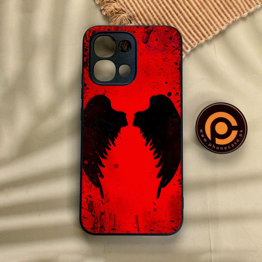 Oppo A6 Pro - Angel 2.0 Design 3 - Premium Metal Printed Soft Bumper Shock Proof Case