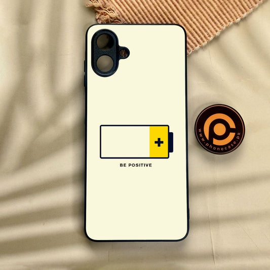 Samsung Galaxy A07 - Be Positive Design - Premium Metal Printed Soft Bumper Shock Proof Case