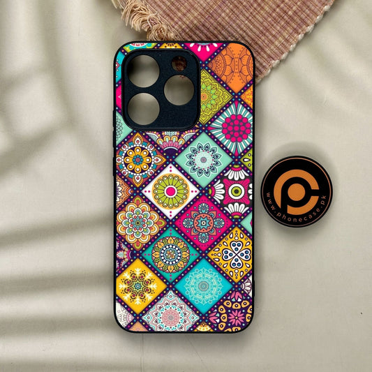 Realme 15T - Mandala Art Design - Premium Metal Printed Soft Bumper Shock Proof Case