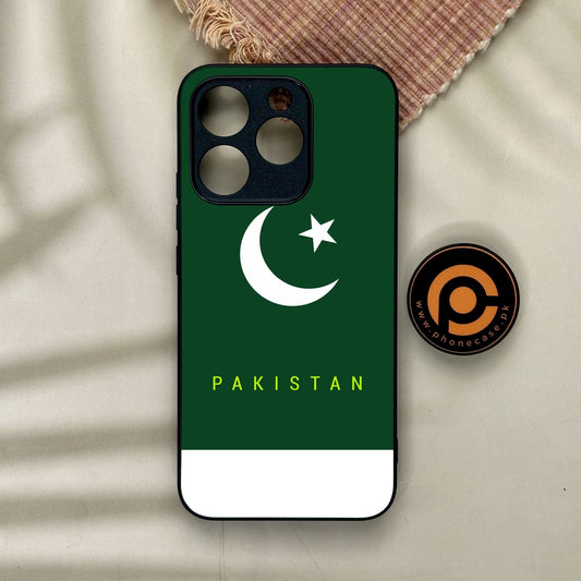 Realme 15T - Pakistani Flag Design 5 - Premium Metal Printed Soft Bumper Shock Proof Case