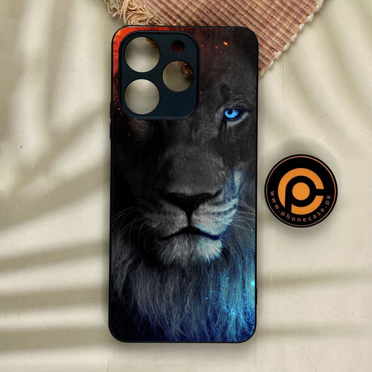 Realme Note 70 - Tiger Design 4 - Premium Metal Printed Soft Bumper Shock Proof Case