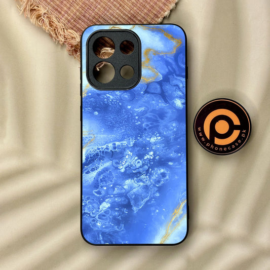 OnePlus 13T - Blue 2.0 Design 2 - Premium Metal Printed Soft Bumper Shock Proof Case