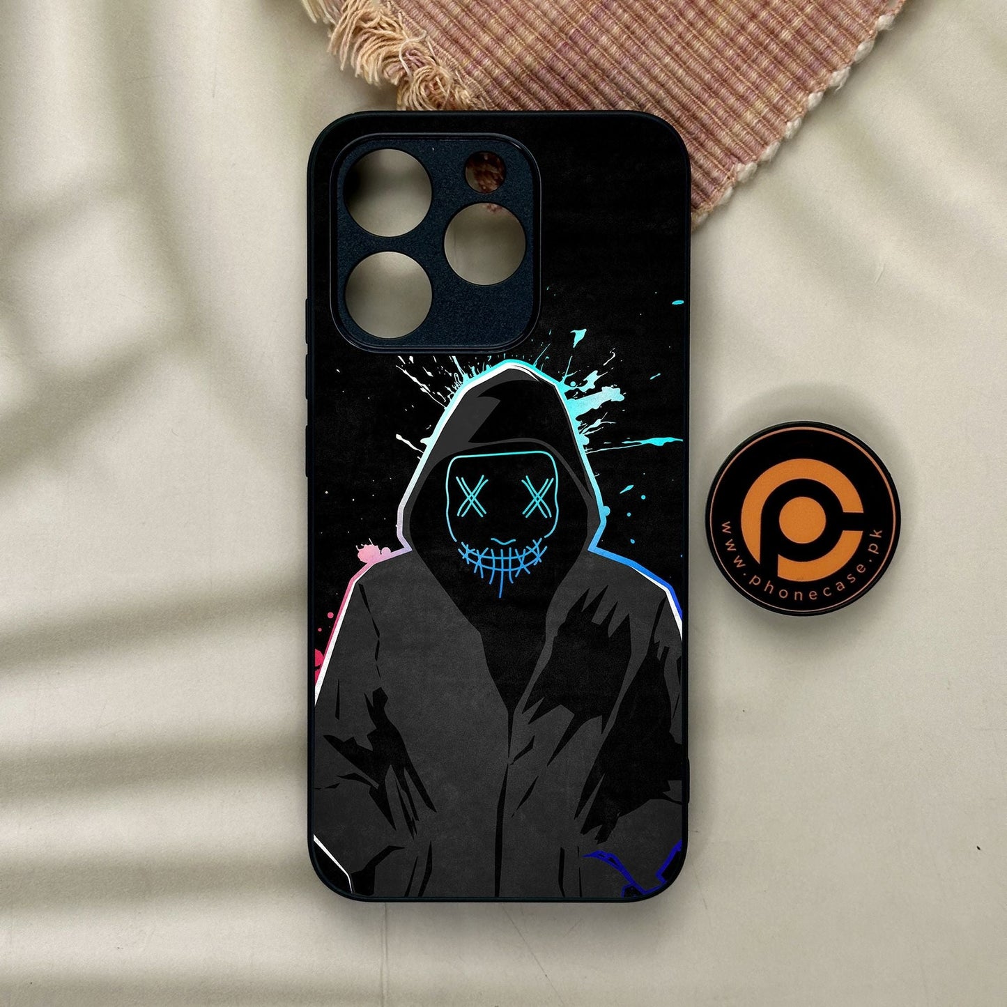 Realme 15T - Anonymous 2.0 Design 8 - Premium Metal Printed Soft Bumper Shock Proof Case