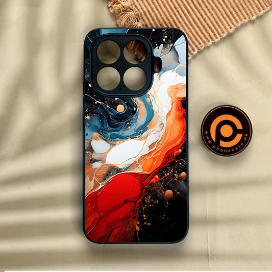 Xiaomi 15T Pro - Liquid Design 9 - Premium Metal Printed Soft Bumper Shock Proof Case