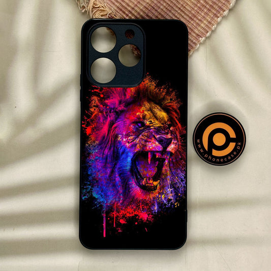 Realme Note 70 - Tiger 2.0 Design 5 - Premium Metal Printed Soft Bumper Shock Proof Case