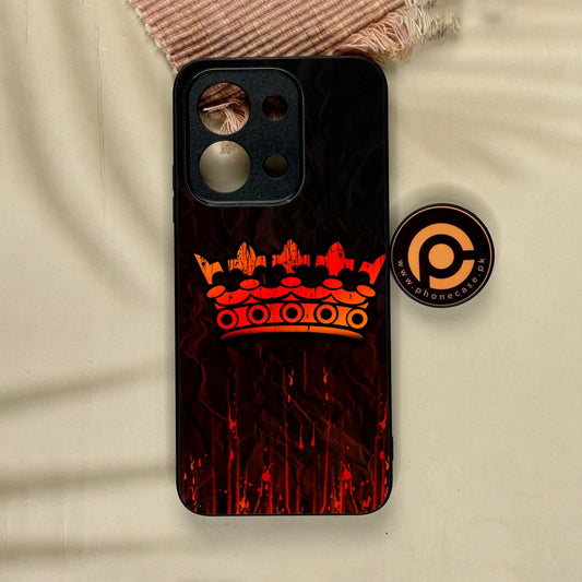 Xiaomi Redmi 15C - King Design 4 - Premium Metal Printed Soft Bumper Shock Proof Case