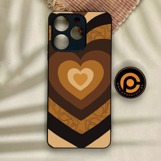 Realme Note 70 - Heart 2.0 Design 5 - Premium Metal Printed Soft Bumper Shock Proof Case