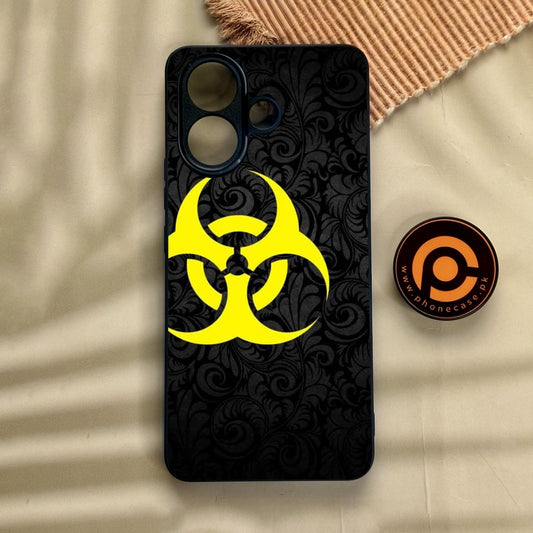 Vivo V60 Lite  - Biohazard Design 10 - Premium Metal Printed Soft Bumper Shock Proof Case