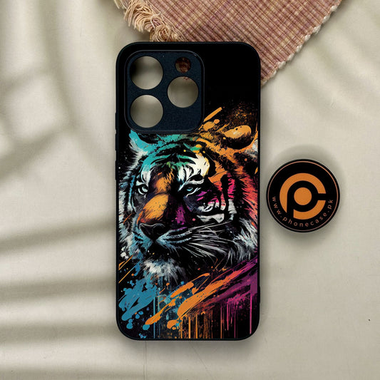 Realme 15T - Tiger 2.0 Design 9 - Premium Metal Printed Soft Bumper Shock Proof Case