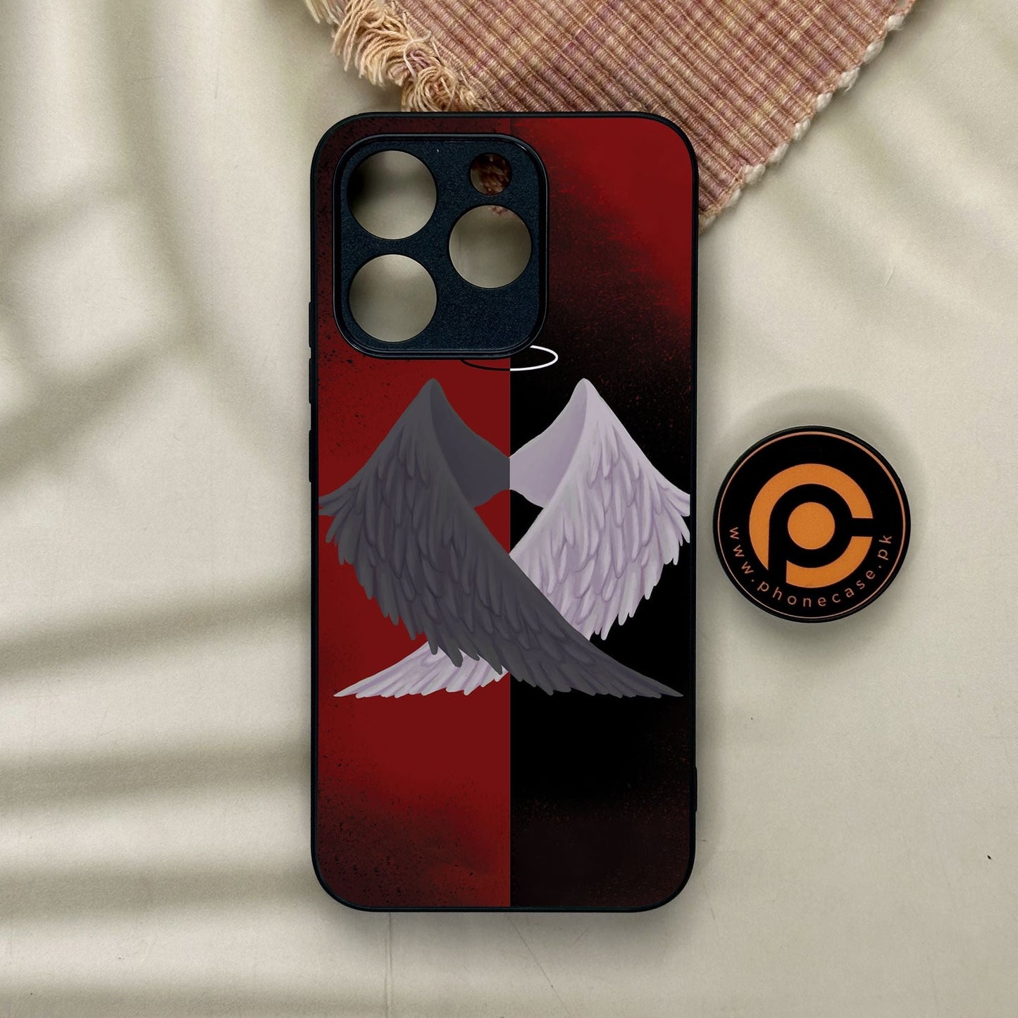 Realme 15T - Angel 2.0 Design 7 - Premium Metal Printed Soft Bumper Shock Proof Case