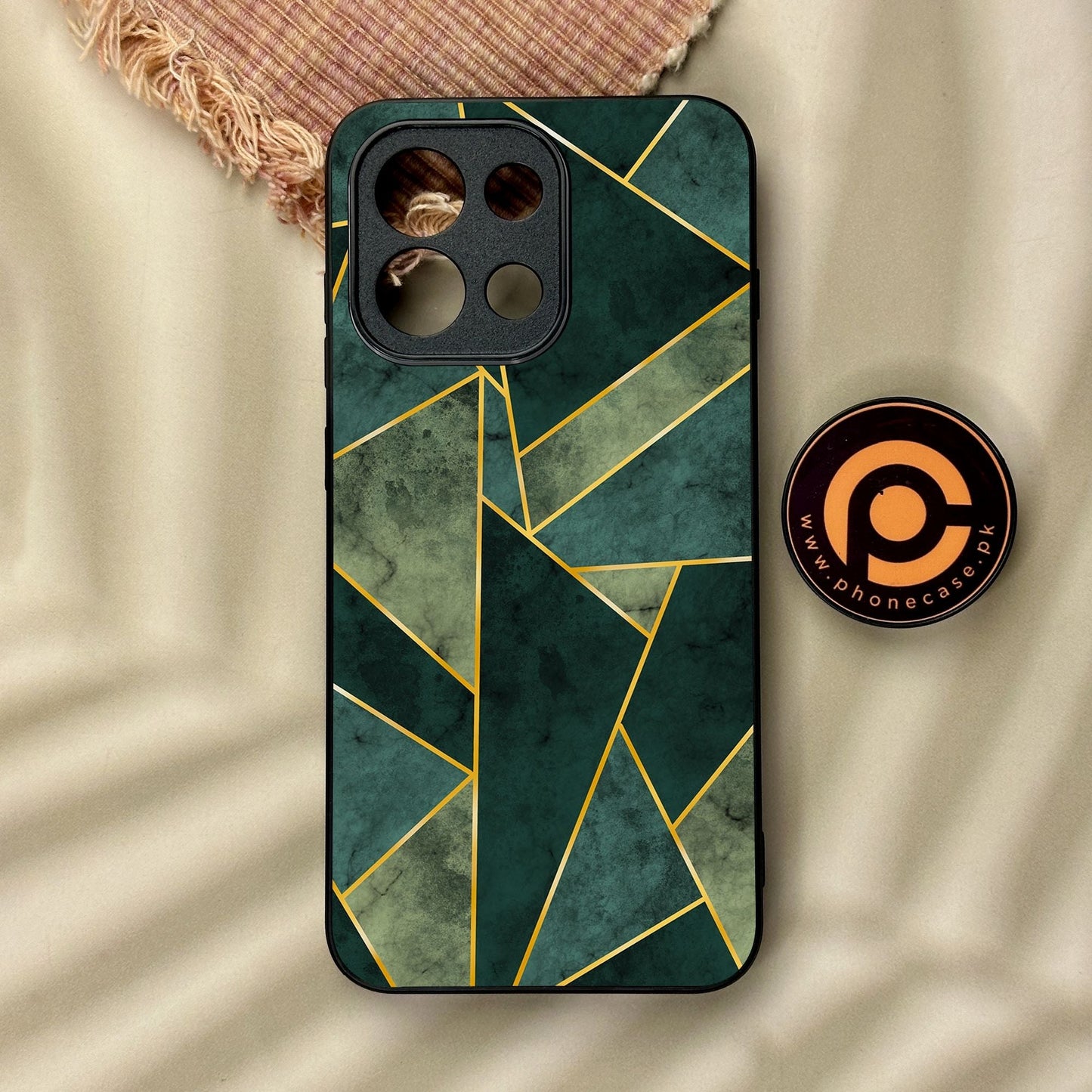 OnePlus 13T - Geometric Design 5 - Premium Metal Printed Soft Bumper Shock Proof Case