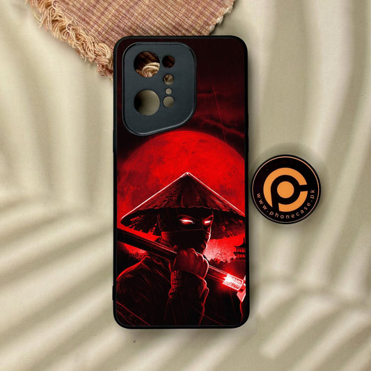 Oppo Find X5 Pro - Ninja Design 2 - Premium Metal Printed Soft Bumper Shock Proof Case