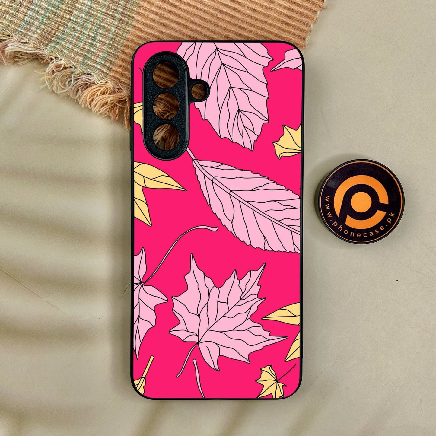 Samsung Galaxy A17 - Floral Series Design 6 - Premium Metal Printed Soft Bumper Shock Proof Case