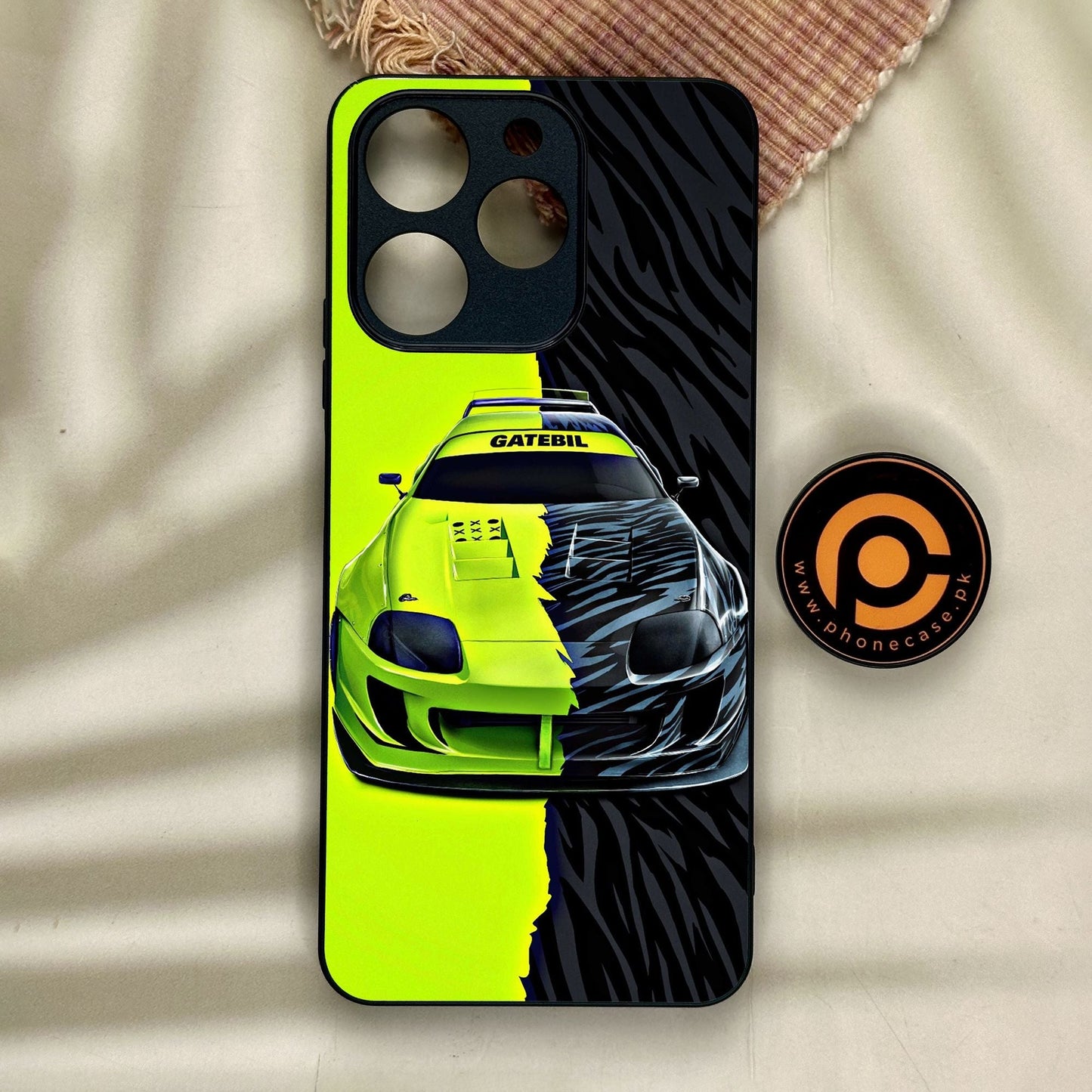 Realme Note 70 - Racing Series 2.0 Design 3 - Premium Metal Printed Soft Bumper Shock Proof Case