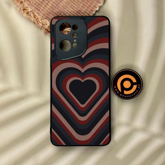 Oppo Find X5 Pro - Heart 2.0 Design 4 - Premium Metal Printed Soft Bumper Shock Proof Case