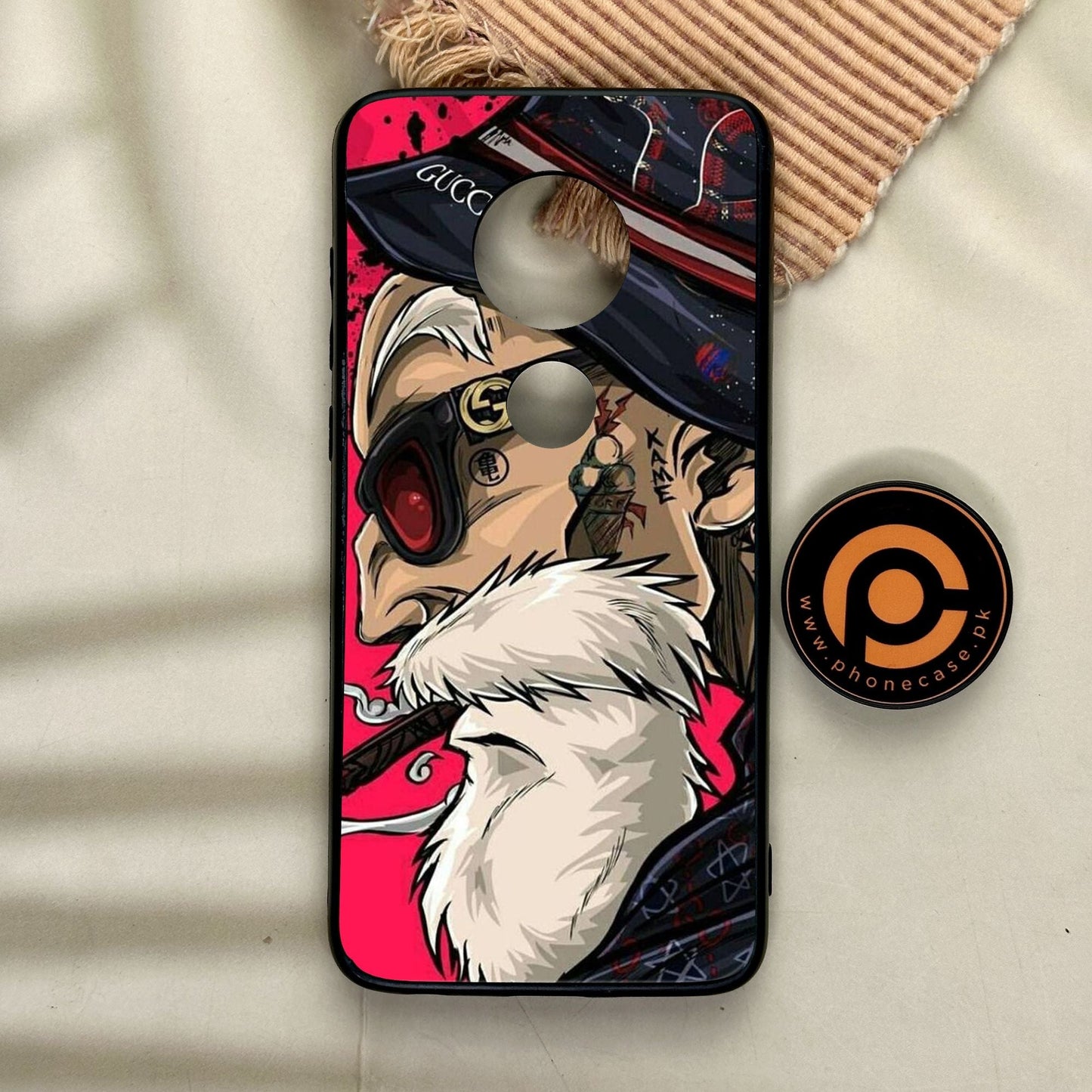 Motorola Moto G7 - Master Roshi - Premium Metal Printed Soft Bumper Shock Proof Case