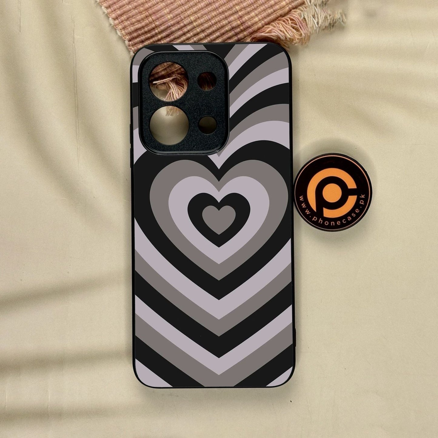 Xiaomi Redmi 15C - Heartbeat Design 1 - Premium Metal Printed Soft Bumper Shock Proof Case