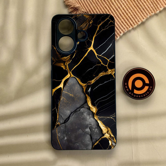 Vivo V60 Lite  - Liquid Marble Design 6 - Premium Metal Printed Soft Bumper Shock Proof Case