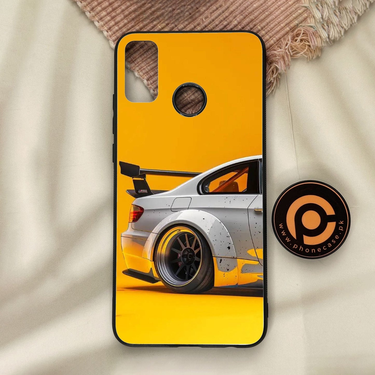Honor 9X Lite - M3 Gt2 Racing Car - Premium Metal Printed Soft Bumper Shock Proof Case