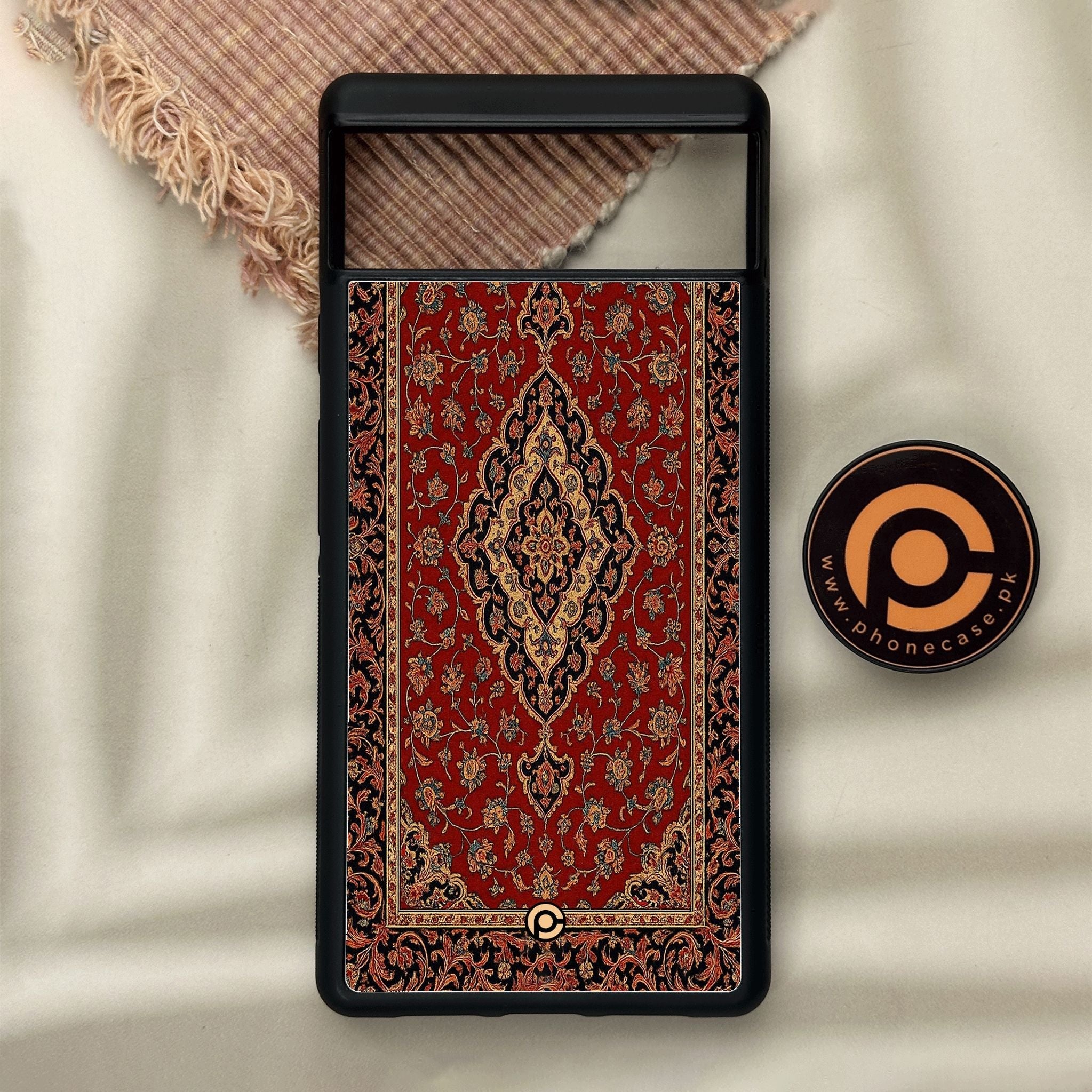 Google Pixel 6 - Persian Rug Design 1 - Premium Metal Printed Soft Bumper Shock Proof Case